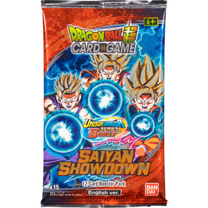 Dragon Ball Super Card Game Unison Warrior UW6 Saiyan Showdown Booster