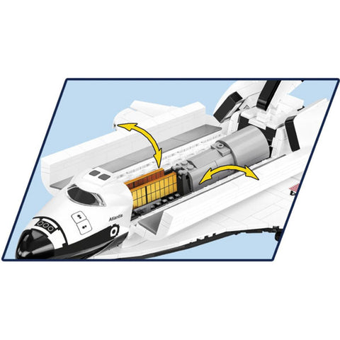Image of COBI - Space Shuttle Atlantis Model (685 pieces)