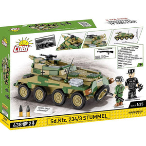 World War 2 - Sd.Kfz. 234/3 Stummel (438 Piece Kit)