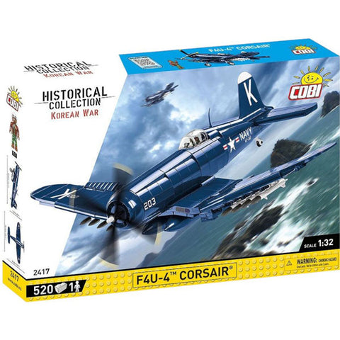 Image of Korean War - Vought F4U-4 Corsair (520 Piece Kit)