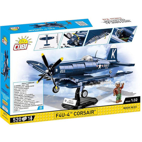 Image of Korean War - Vought F4U-4 Corsair (520 Piece Kit)