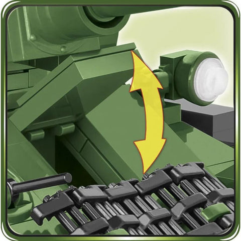 Image of World War II - T-34-85 Tank [668 pieces]