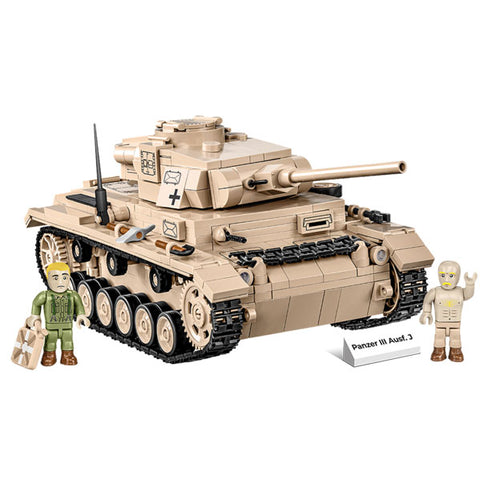 Image of World War 2 - Panzer III Ausf.J & Field Workshop (780 Piece Kit)
