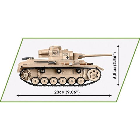 Image of World War 2 - Panzer III Ausf.J & Field Workshop (780 Piece Kit)