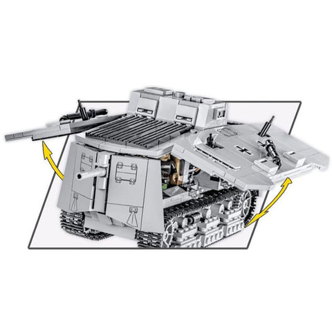 Image of Great War - Sturmpanzerwagen A7V (840 Piece Kit)