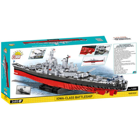 Image of WW2 - Iowa-Class Battleship [2665 pcs]
