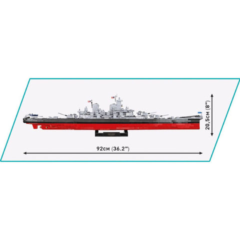 Image of WW2 - Iowa-Class Battleship [2665 pcs]