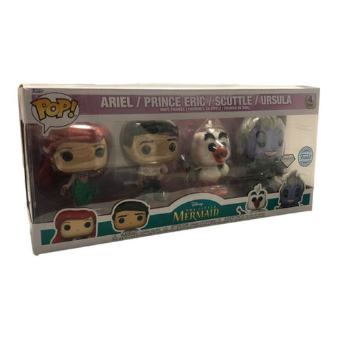 Image of Little Mermaid (1989) - Ariel, Prince Eric, Scuttle & Ursula US Exclusive Pop