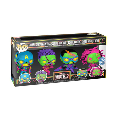 Image of What If...? - Blacklight US Exclusive Pop! Vinyl 4-Pack