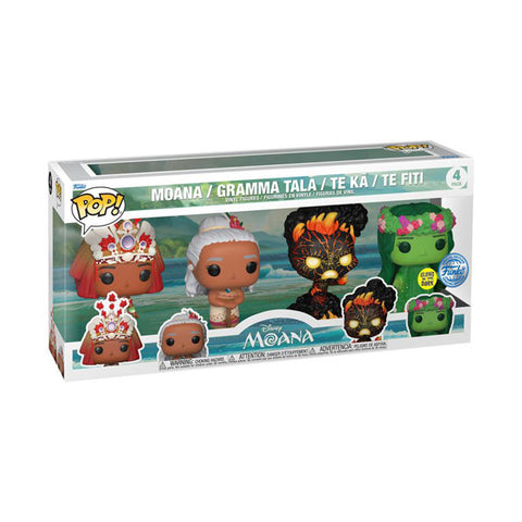 Image of Moana - US Exclusive Pop! Vinyl 4-Pack