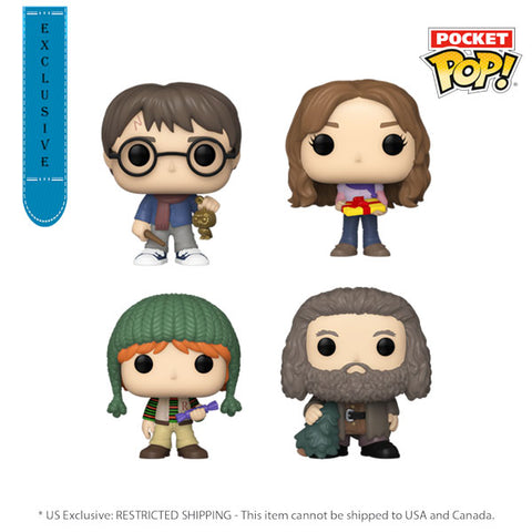 Image of Harry Potter - Tree Holiday US Exclusive Pocket Pop! 4-Pack