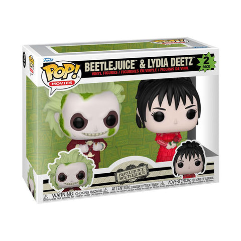 Image of Beetlejuice Beetlejuice - Beetlejuice & Lydia Deetz Pop! Vinyl 2-Pack