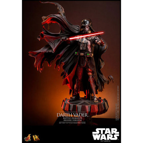 Image of Star Wars - Darth Vader (Battle Damaged) Deluxe 1:6 Scale Collectable Action Figure