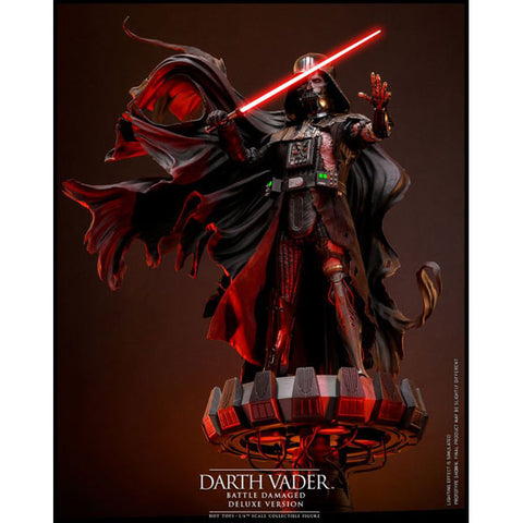 Image of Star Wars - Darth Vader (Battle Damaged) Deluxe 1:6 Scale Collectable Action Figure