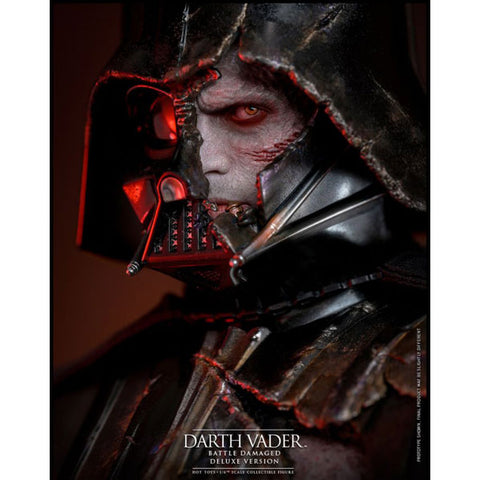 Image of Star Wars - Darth Vader (Battle Damaged) Deluxe 1:6 Scale Collectable Action Figure