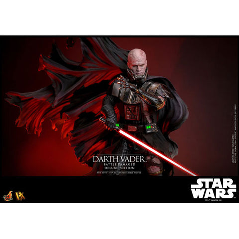 Image of Star Wars - Darth Vader (Battle Damaged) Deluxe 1:6 Scale Collectable Action Figure