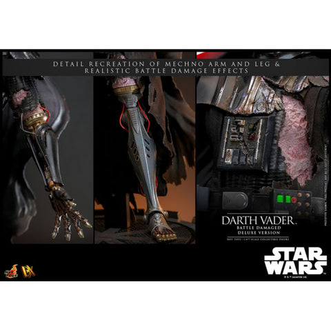 Image of Star Wars - Darth Vader (Battle Damaged) Deluxe 1:6 Scale Collectable Action Figure