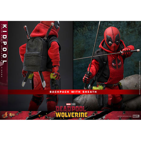 Image of Deadpool & Wolverine - Kidpool 1:6 Scale Collectable Action Figure