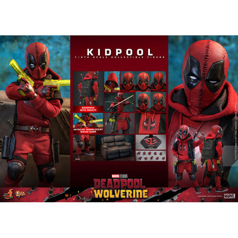 Image of Deadpool & Wolverine - Kidpool 1:6 Scale Collectable Action Figure