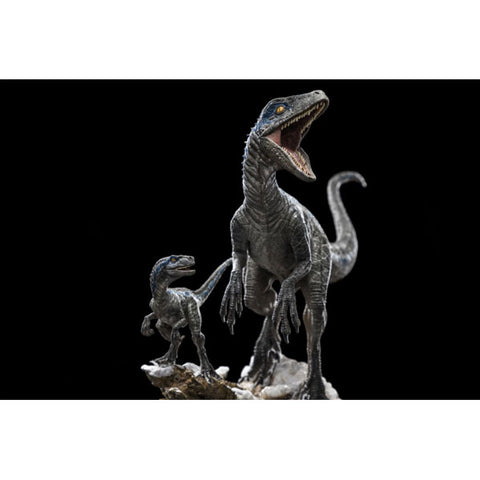 Image of Jurassic World 3: Dominion - Blue & Beta 1:10 Scale Statue