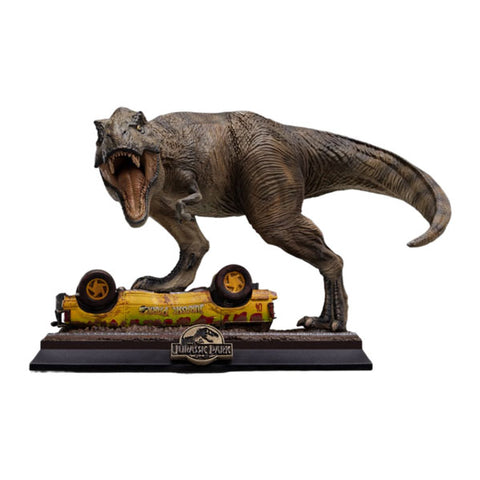 Image of Jurassic Park - T-Rex Attack Icons Statue