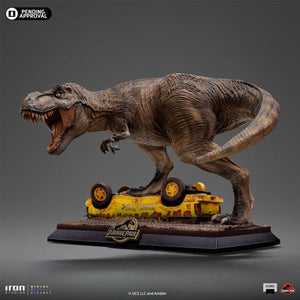 Jurassic Park - T-Rex Attack Icons Statue