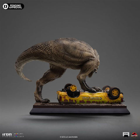 Image of Jurassic Park - T-Rex Attack Icons Statue