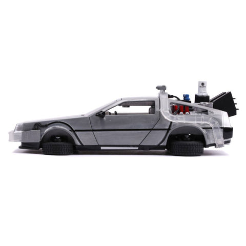 Image of Back to the Future Part II - Delorean 1:24 Scale Hollywood Ride