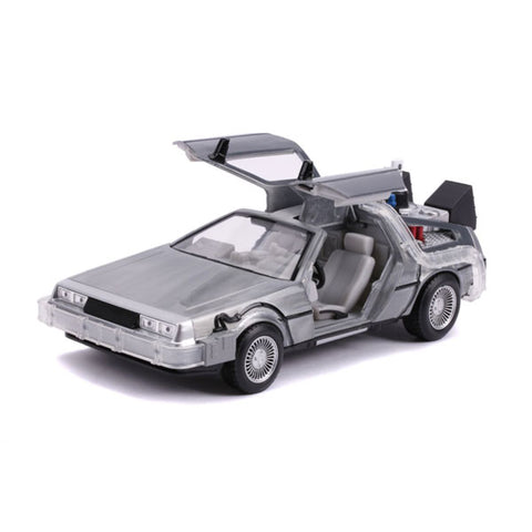 Image of Back to the Future Part II - Delorean 1:24 Scale Hollywood Ride