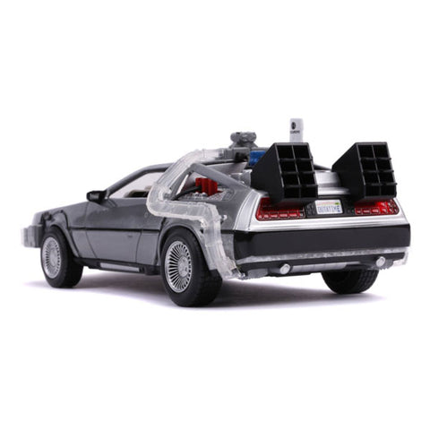 Image of Back to the Future Part II - Delorean 1:24 Scale Hollywood Ride