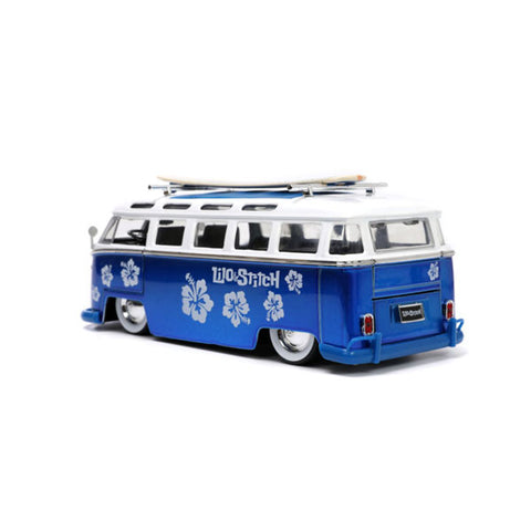 Image of Lilo & Stitch - 1962 VW Bus 1:24 Scale Vehicle with Stitch Figure
