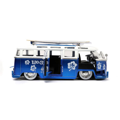 Image of Lilo & Stitch - 1962 VW Bus 1:24 Scale Vehicle with Stitch Figure