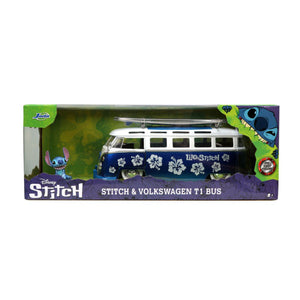 Lilo & Stitch - 1962 VW Bus 1:24 Scale Vehicle with Stitch Figure