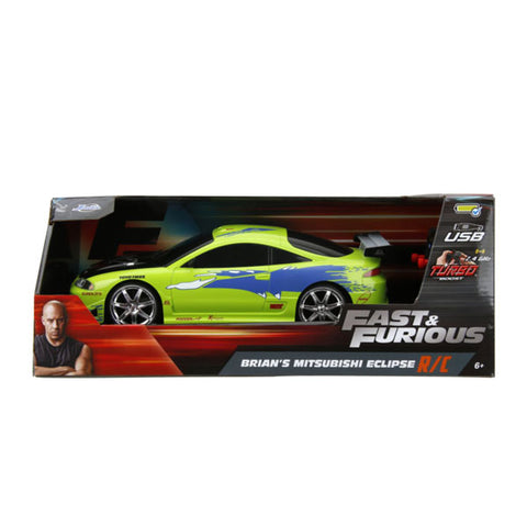 Image of Fast and Furious - 1995 Mitsubishi Eclipse 1:16 Scale Remote Control Car