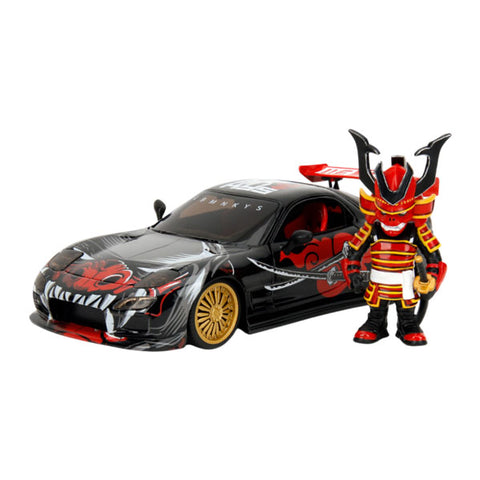 Image of Lab Monkeys - 1:24 Mazda RX7 Diecast Vehicle with SARU 3.25" Figure
