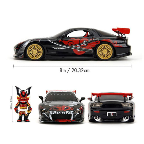 Image of Lab Monkeys - 1:24 Mazda RX7 Diecast Vehicle with SARU 3.25" Figure