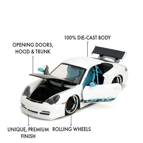 Image of Pink Slips - Porsche 911 GT3 RS 1:24 Scale Diecast Vehicle