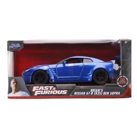 Image of Fast and Furious 8 - '09 Nissan GT-R Ben Sopra 1:24 Scale Hollywood Ride