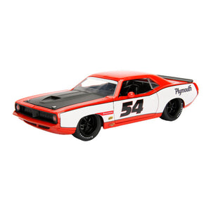 Big Time Muscle - 1973 Plymouth Barracuda 1:24 Scale Diecast Vehicle