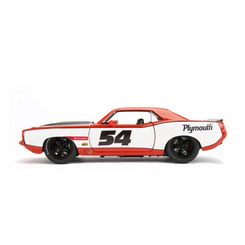 Image of Big Time Muscle - 1973 Plymouth Barracuda 1:24 Scale Diecast Vehicle