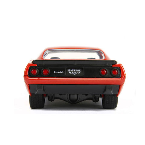 Image of Big Time Muscle - 1973 Plymouth Barracuda 1:24 Scale Diecast Vehicle