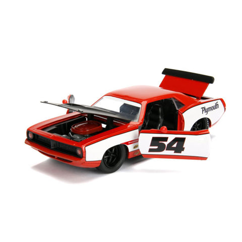Image of Big Time Muscle - 1973 Plymouth Barracuda 1:24 Scale Diecast Vehicle