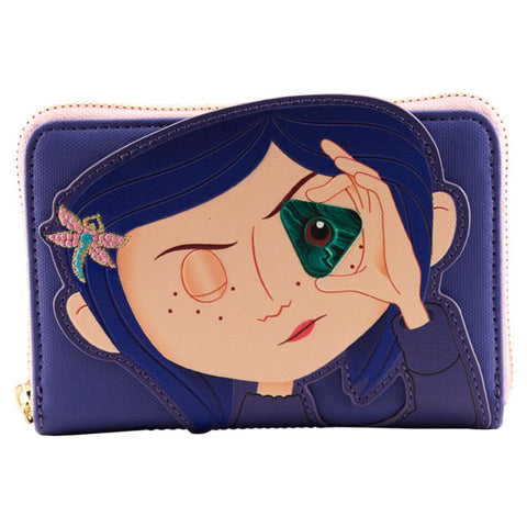 Image of Coraline - Stars Cosplay Zip Around Wallet