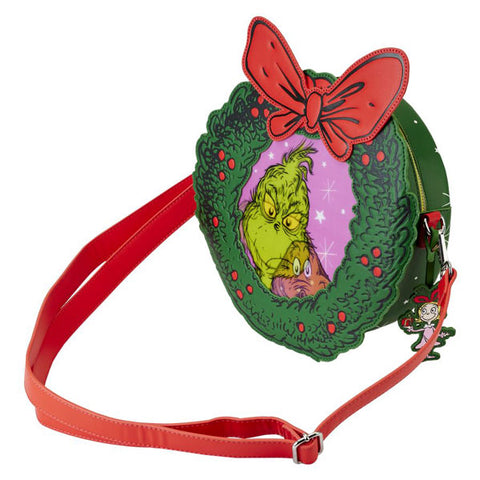 Image of Dr Seuss - Dr. Seuss' How the Grinch Stole Christmas! Wreath Crossbody