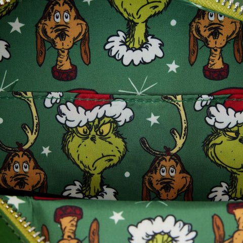 Image of Dr Seuss - Dr. Seuss' How the Grinch Stole Christmas! Wreath Crossbody