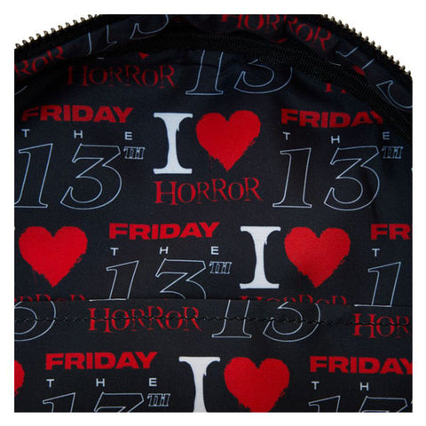 Image of I Heart Horror - Friday the 13th Mini Backpack