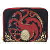 House Of The Dragon - All-Over Print House Targaryen Sigil Zip Around Wallet