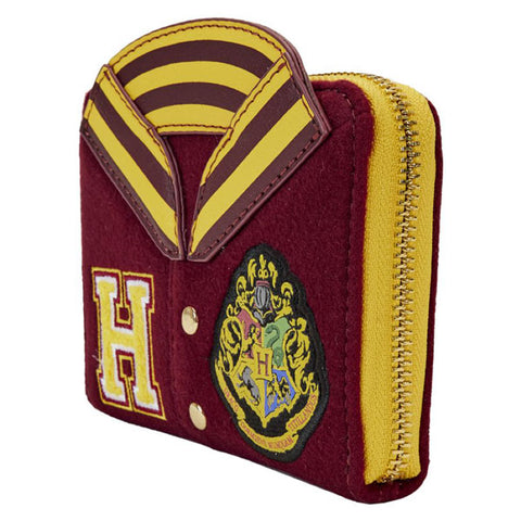 Image of Harry Potter - Gryffindor Hogwarts Crest Varsity Jacket Zip Around Wallet