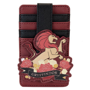 Harry Potter - Gryffindor House Floral Tattoo Cardholder