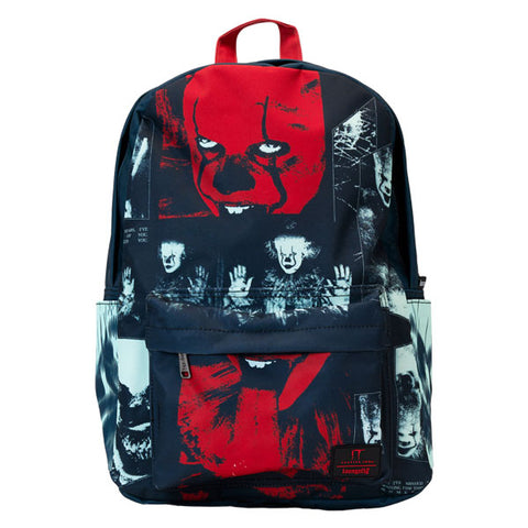 Image of I Heart Horror - IT (Pennywise) Nylon Full-Size Backpack